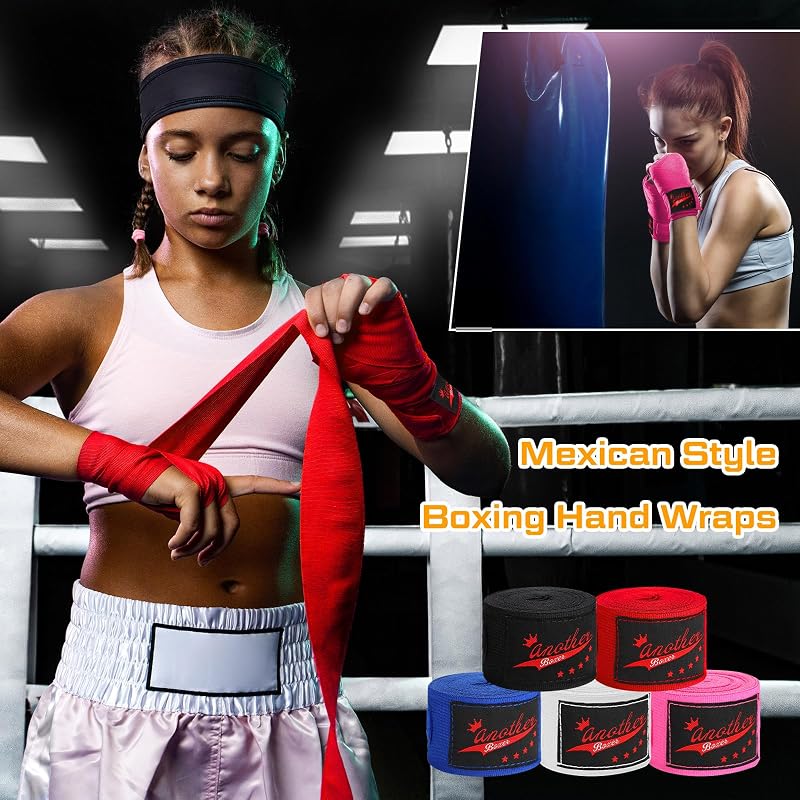 Jenaai 10 Pairs Boxing Hand Wraps 180-Inch Multicolor – MMA Kickboxing