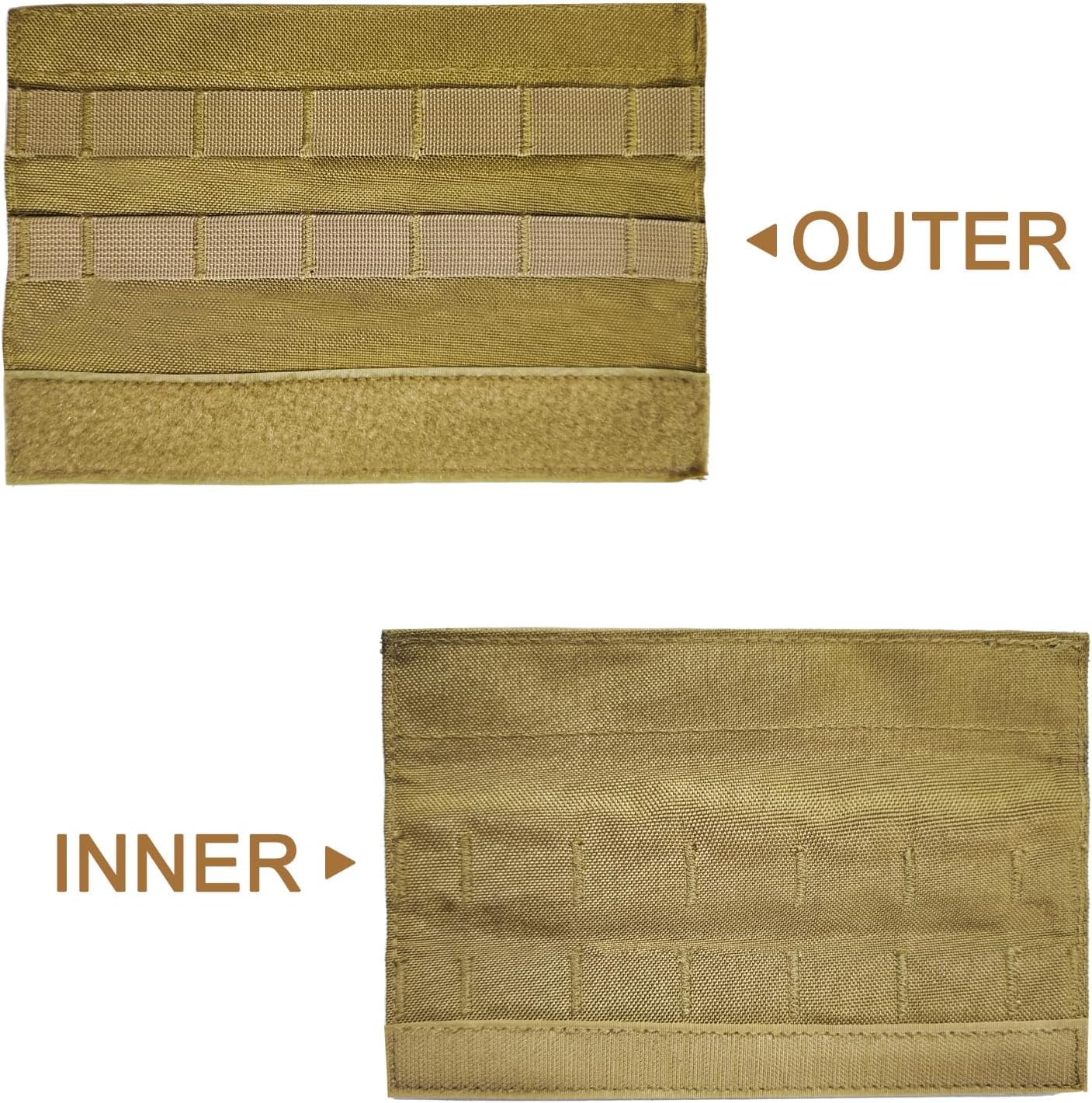 2 Pack Quick Release Suppressor Cover in 1000D Nylon - 8.7In Tactical Pouch with Adjustable Molle System for Tactical Tools & Accessories, Hunting, Outdoor