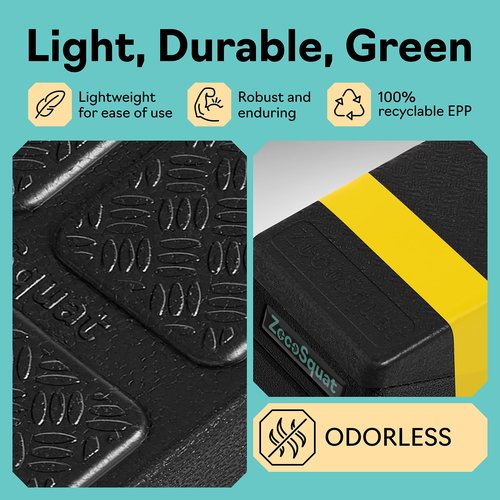 Squat Wedge - Squat Wedge Block 520 LBS Weight Capacity - Slant Board for Calf Stretching - Calf Stretcher Slant Board - yoga blocks