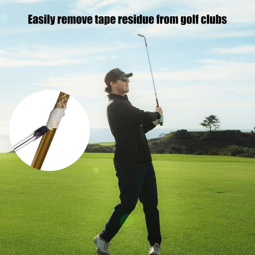 Golf Grip Removal Tool & Golf Grips Tape Remover, V-Groove Grip Remover Saver Durable Repair Tool for Easy Club Regripping Essential Accessories