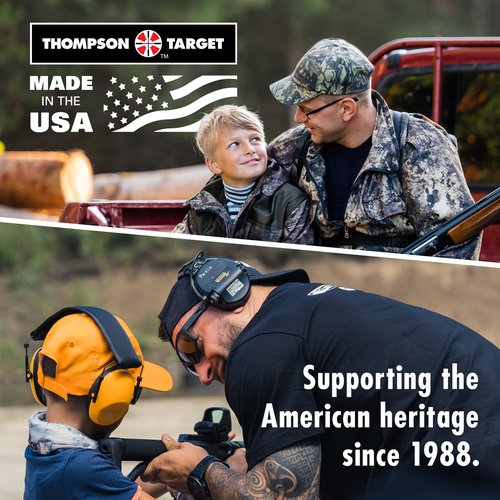 Thompson Target Hot Shot 12.5x19 Inch Premium Ultra Bright Bullseye Paper Shooting Targets for Range Training - Made in The USA (30 Pack)