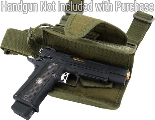 Evike Airsoft - Matrix Tornado Universal Tactical Thigh/Drop Leg Holster (Color: Black/Right)