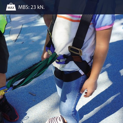 Kids Full Body Harness - Fusion Climb® - (5,000 LBS Rated) Professional Harness for Hiking, Tree Climbing, Ziplining, Indoor Climbing, Rappelling- Heavy Duty Kids Full Body Harness Climbing Gear