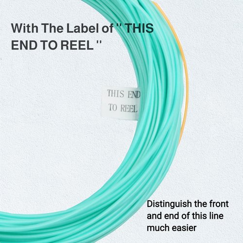 Maxcatch Euro Nymph Fly Fishing Line, Weight Forward Floating, WF2-6F, Double Welded Loops (Pale Green&Camo, WF3F-90FT)