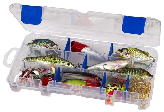 Flambeau Outdoors 3003 Tuff Tainer, Fishing Tackle Tray Box, Includes [9] Zerust Dividers, 18 Compartments - 9.125" x 5" x 1.25"