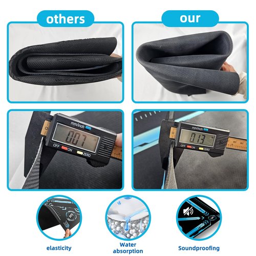 Soccer Training Equipment,Soccer Training Mat Improve Strength,Agility and Coordination,Anti-Slip Silent Absorption Soccer Footwork Training Mat