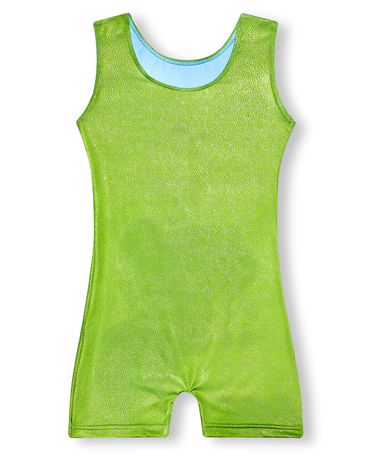 YDMZX Yellow Leotards for Girls 3T 4T 3T-4T Size 3-4T Toddler Kids Gymnastics Tumbling Outfit Clothes Unitards Biketards with Shorts