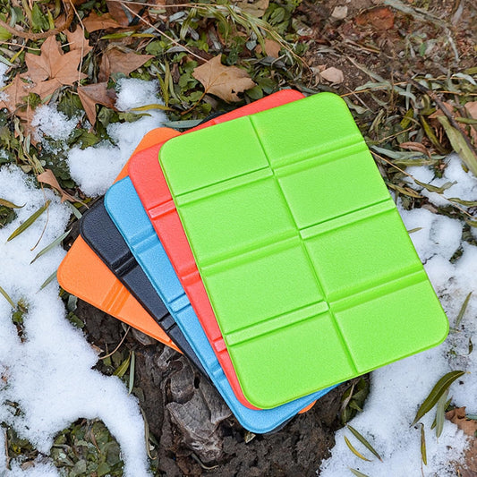 1PC Portable Folding Outdoor Cushion, Moisture - Proof Foam Mat for Grass Field, Black