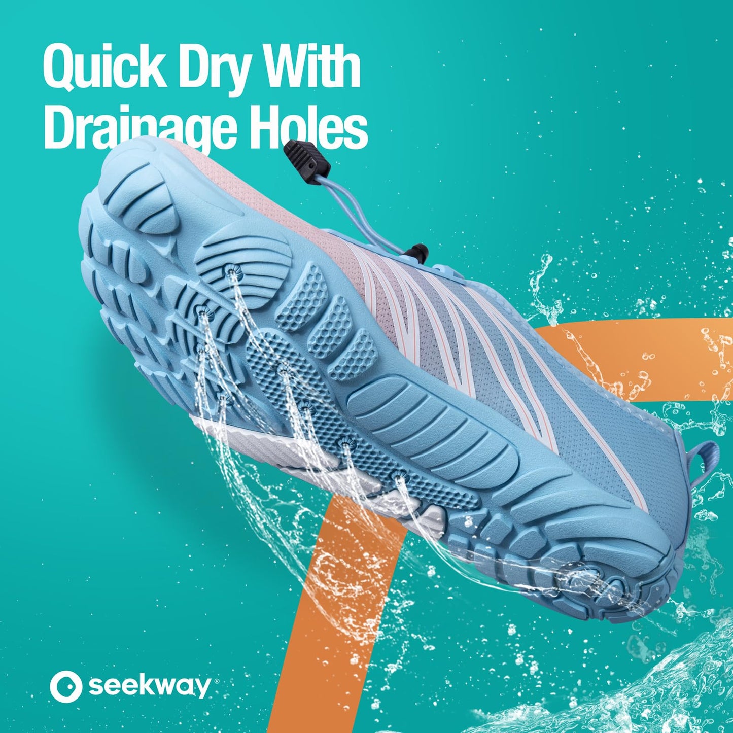 SEEKWAY Water Shoes Men Women Adult Quick-Dry Aqua Sock Barefoot for Beach Swim River Pool Lake Hiking Kayaking Surfing