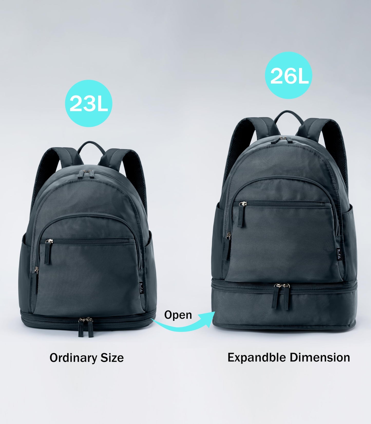 Uselike Gym Backpack for Women Men, Lightweight Gym Bag with Shoe Compartment, Waterproof Workout Backpack with Wet Pocket