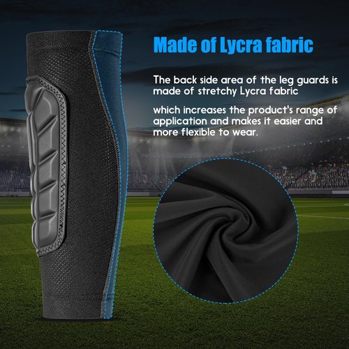 Aegicormy Professional Grade Protective Sleeve Soccer shin Guards, breathableand Comfortable, and are Protective Gear for Kids, Teens and Adults (B- Black, M-Youth Size: Weight 35-50kg/77-110lbs)