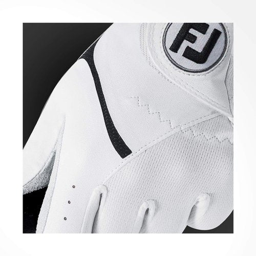 FootJoy Men's Tropicool Gloves, White, Large, Worn on Left Hand