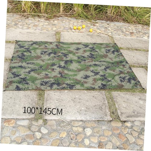 VICASKY Outdoor Canopy Shade Cloth Multi Functional Sunscreen Tent for Camping Picnics and Beach Use Camouflage Design for Sun Protection and Moisture Prevention