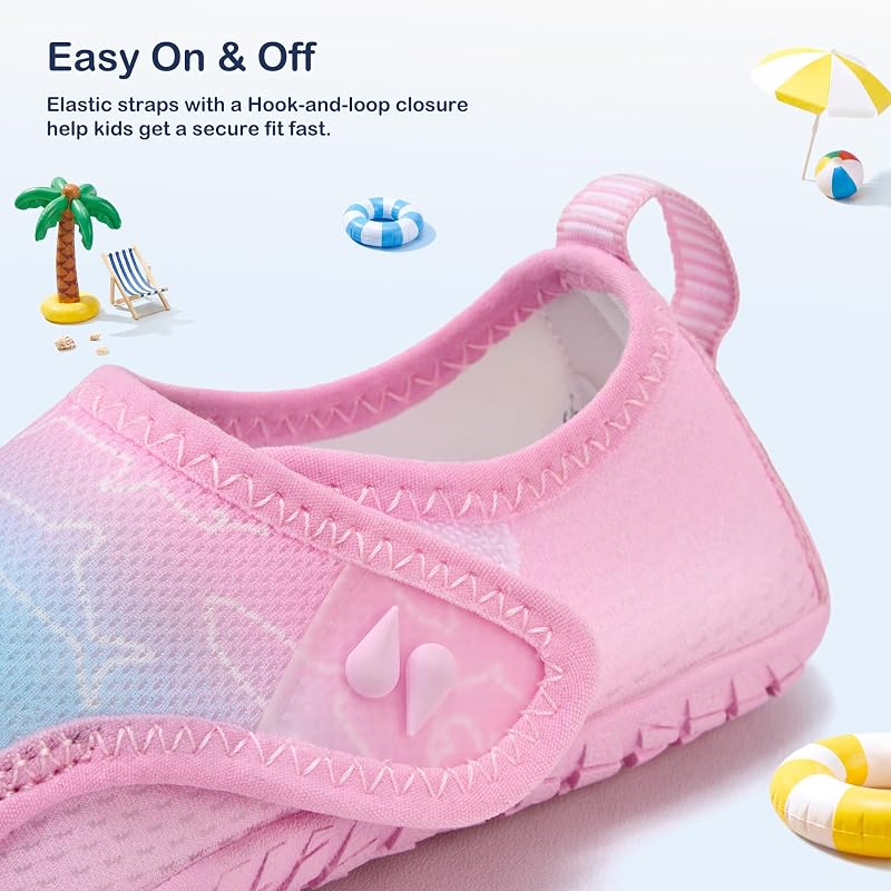 Stelle Rainbow 10 Toddler Water Shoes Barefoot Non-Slip Quick-Dry