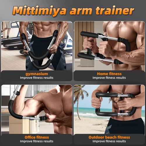 Twister Arm Trainer, 60-120lbs Adjustable Chest Workout Equipment, Men's Chest, arm, Shoulder and Forearm Muscle Training Fitness Equipment, Portable Spring Resistance Home Fitness Equipment