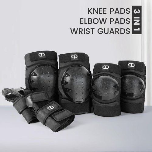 DA - Adult and Child Knee, Elbow, and Wrist Guards, Suitable for Bicycles, ice Skating, Roller Skating, Skateboarding, and Scooters