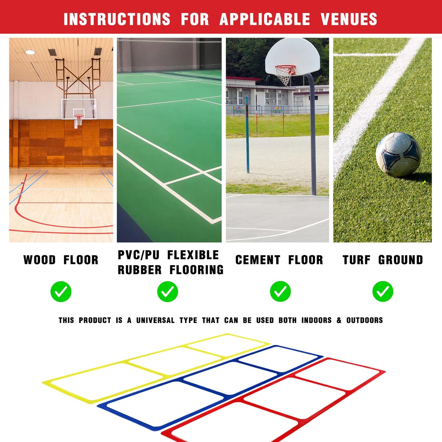 bibahala One-Piece Silicone Agile Ladder 1 PC Suitable for Sports & Fitness Step Training Soccer Footwork Practice Street Dance Step Training Auxiliary Kit for Various Indoor and Outdoor Floor Areas