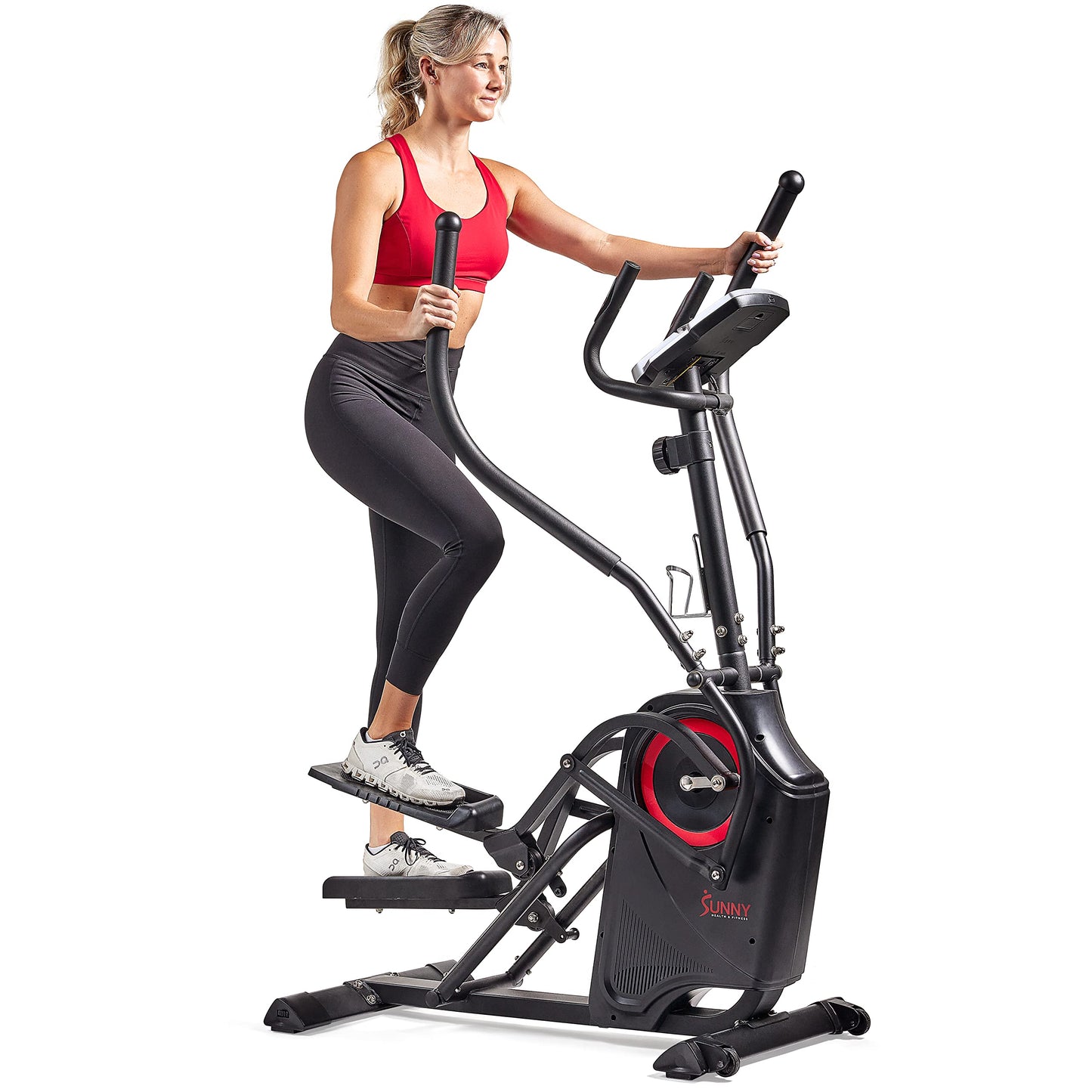 Sunny Health & Fitness Smart Stepping Elliptical Cardio Stair Climber