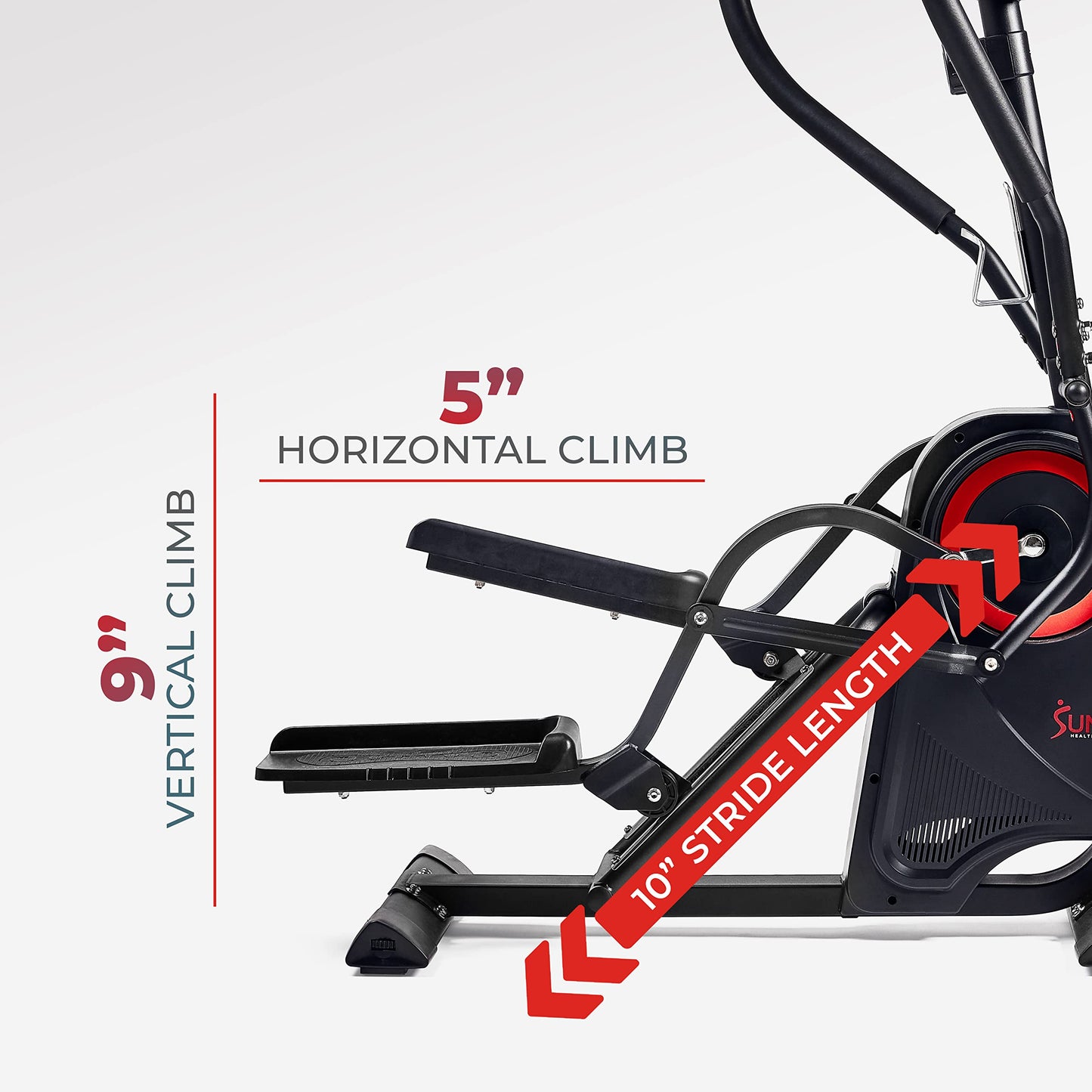 Sunny Health & Fitness Smart Stepping Elliptical Cardio Stair Climber