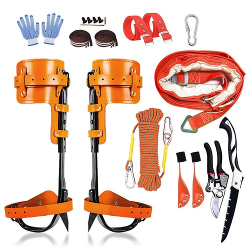 Esayendder Tree Climbing Spikes, Tree Climbing Gear Set, for Logging, Tree surgen