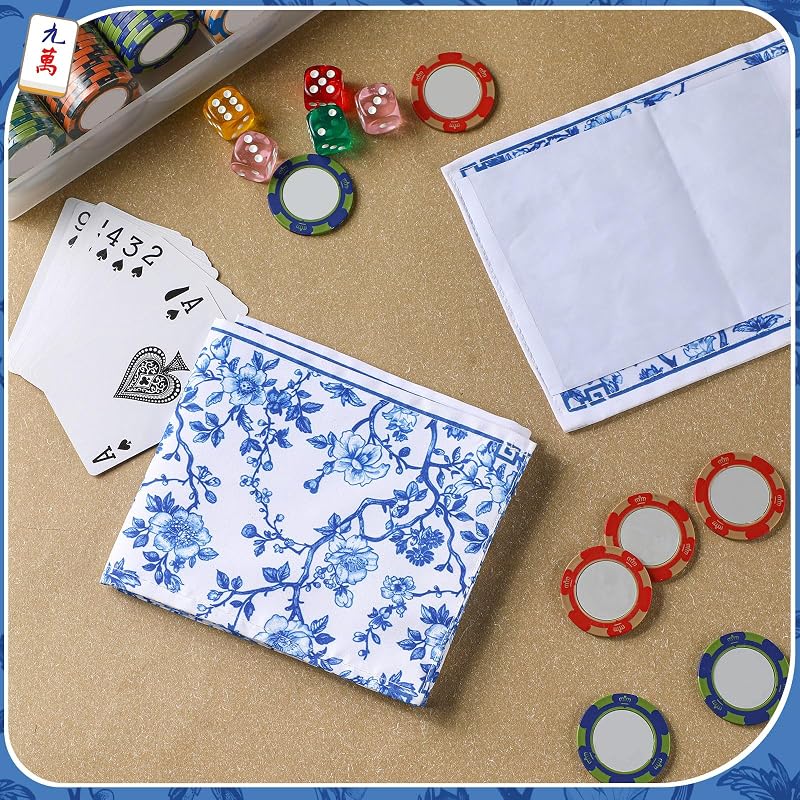 Variation of THIS listing: 4 Pack Mahjong Card Sleeve Holder for 2026 Tiles - Blue
