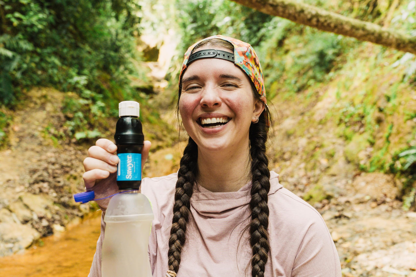 Sawyer Products SP129 Squeeze Water Filtration System w/Two 32-Oz Squeeze Pouches, Straw, and Hydration Pack Adapter