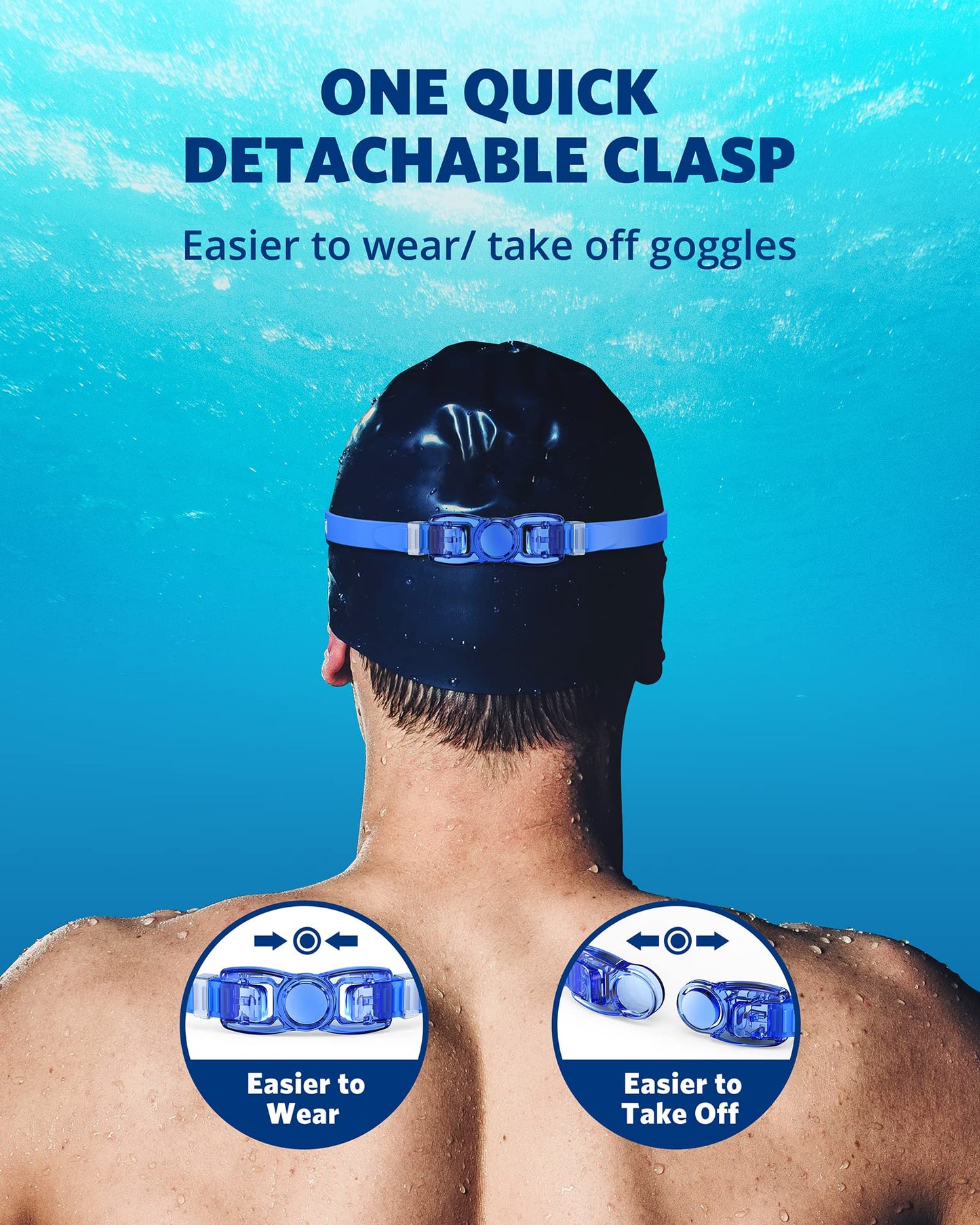 Aegend Swim Goggles, Swimming Goggles No Leaking Full Protect Adult Youth