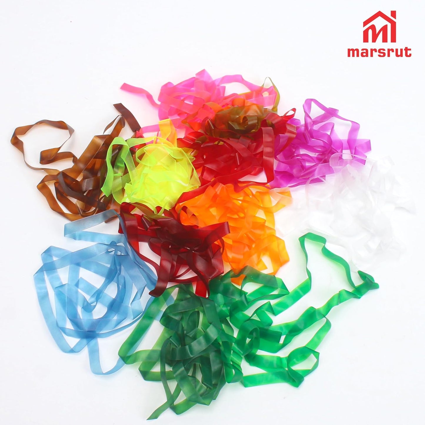 12pcs Scuds Fly Tying Materials, Elastic Backing Tape Body Wrap, 6mm Wide, Total 15 Yards, Thin Sunken Stretching Skin Back for Sunked Scud Shrimp Caddisfly Larvae Larve Bugs (Mix 12 Colors)