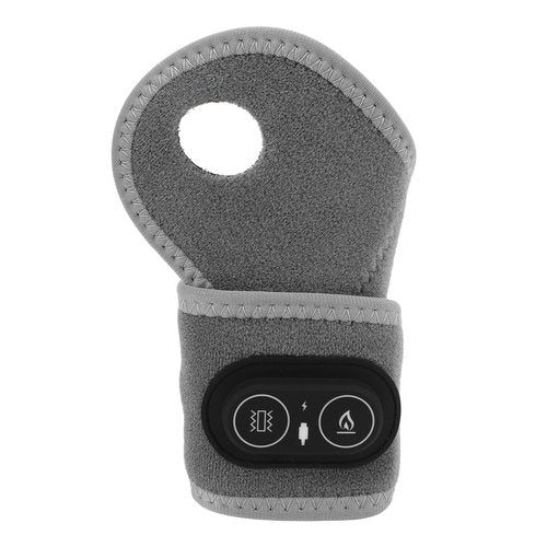 Heated Wrist Wrap Cordless,Heated Wrist Brace for Tendonitis Carpal Tunnel Relief Reduce Soreness 3 Heating Temp 3 Massage Mode Vibration Wrist Heating Pad for Men Women