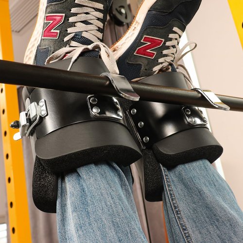 powerfeng Anti Gravity Inversion Hang Up Boots: Gravity Boots Hanging Upside Down for Inversion Decompression Stretching Back & Abdominal Exercise Home Gym