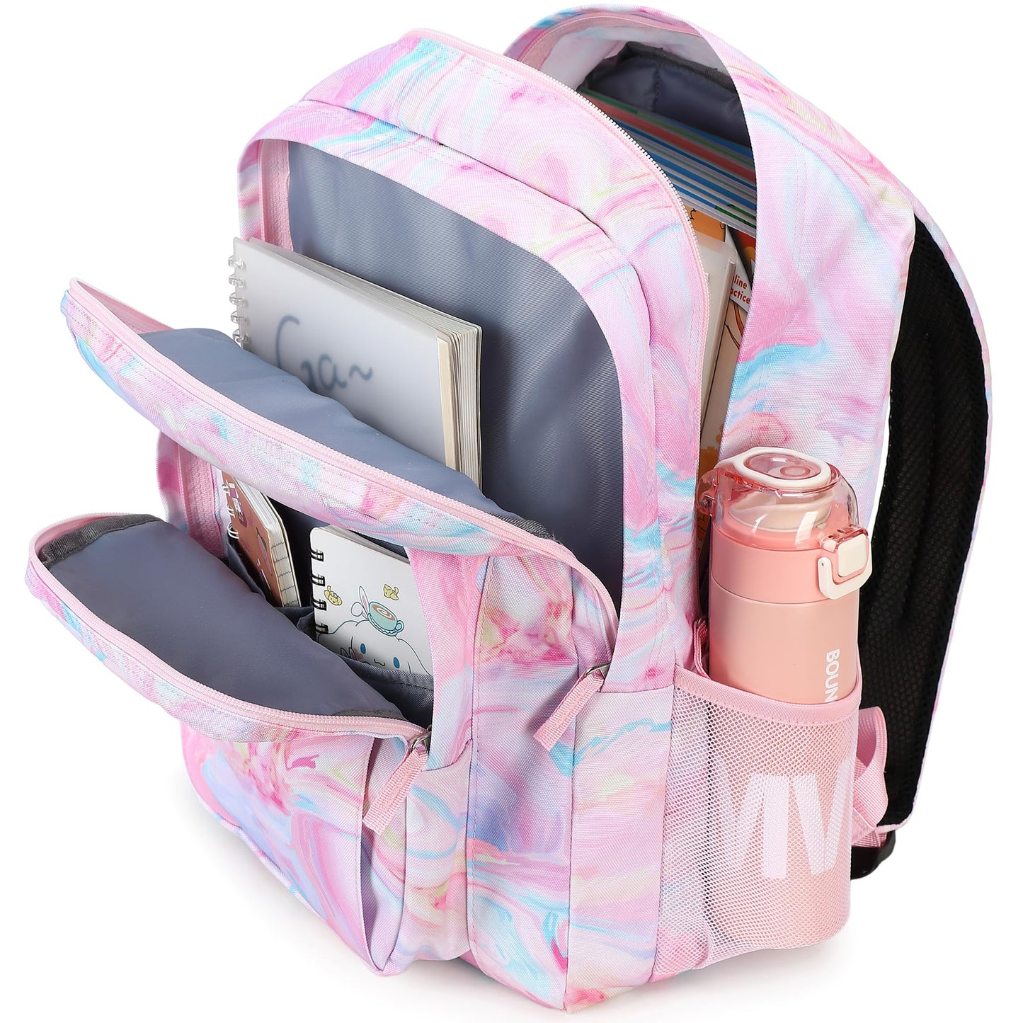 abshoo Classical Basic Tie Dye Womens School Backpack For College Teen Girls Water Resistant Bookbag (Tie Dye)