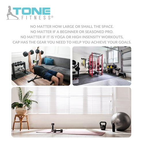 Tone Fitness Black Weighted Vest, 12 Lbs