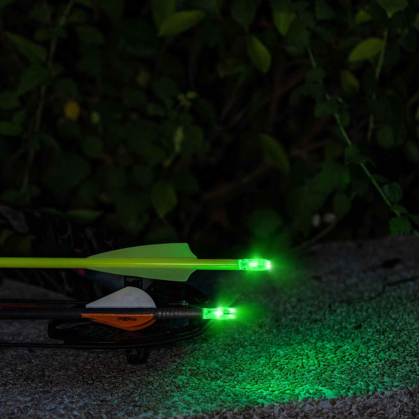 ACDSHOT 6PCS X Lighted Nocks for Arrows with .204 .233 .244 .246 Inside Diameter with H, S, GT Bushings LED Light up Knocks