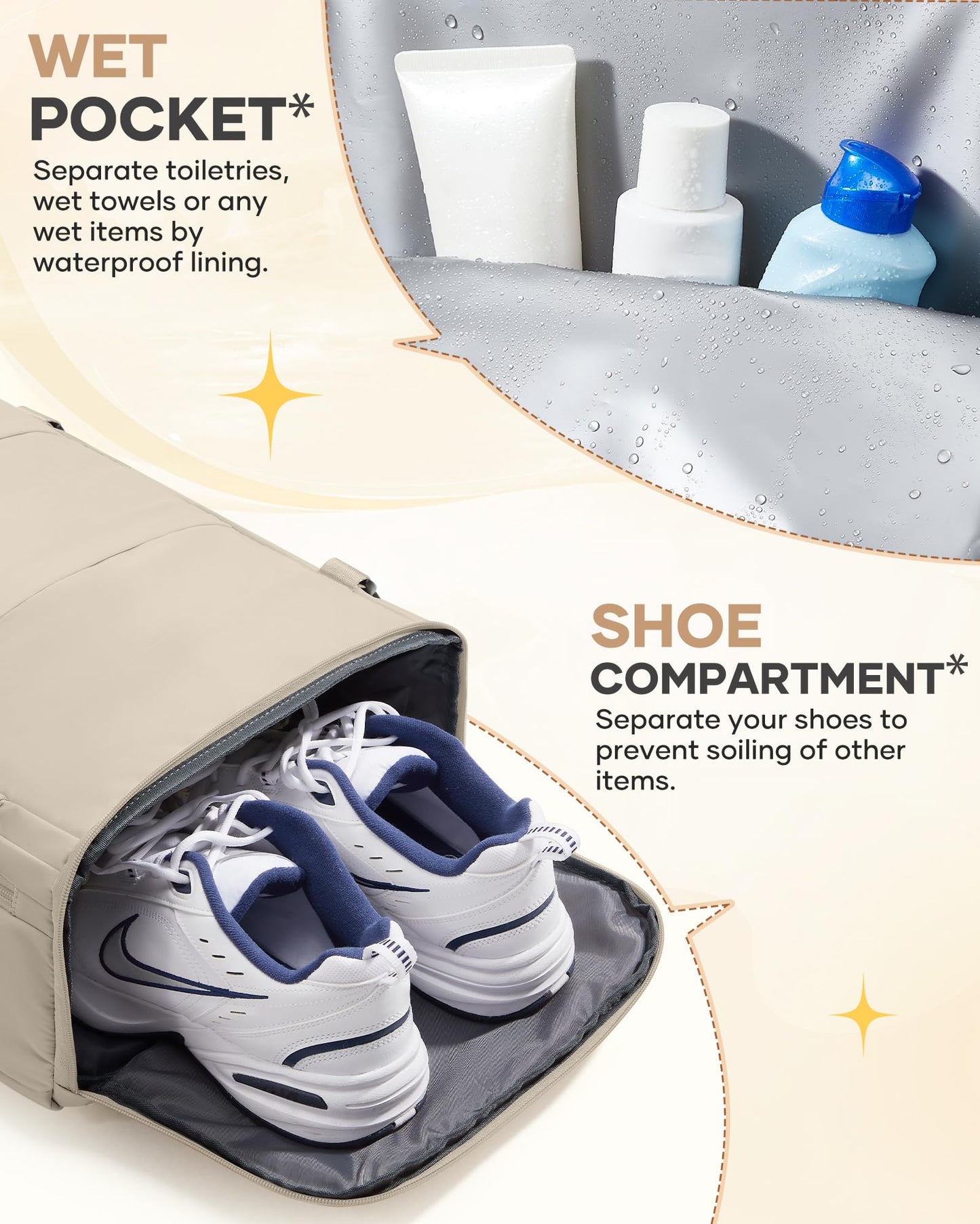 coofay Large Travel Backpack For Women Men Airline Approved Carry On Backpack Flight Approved Waterproof Sports Luggage Backpack Casual Daypack Hiking Backpack