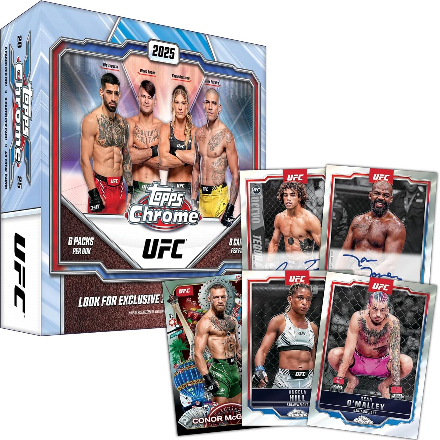 2025 Topps Chrome UFC - Factory Sealed - Mega Box