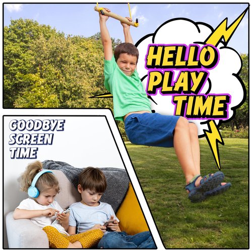 Ninja Warrior Obstacle Course for Kids Workout Equipment, 2 x 55ft Slacklines with 10 Weatherproof & Durable Ninja Kids Toys - Ninja Course for Kids Outside , Kids Obstacle Course Backyard