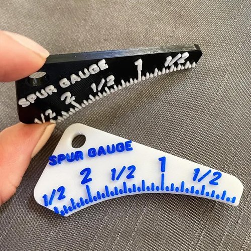 AEDNX Wild Turkey Spur Gauge,Precision Tool for Measuring Turkey Spur Length and Age Determination,Spur Gauges Tool,Turkey Hunting Accessories Gift for Hunters & Outdoor Enthusiasts (Black-2PCS)