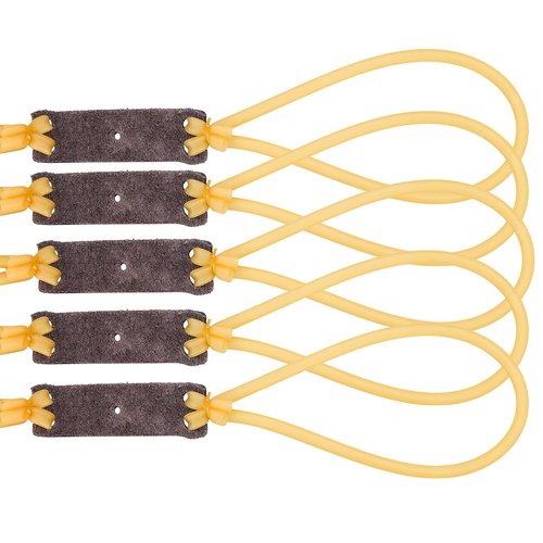BASUNE 5Pcs Slingshot Replacement Bands for Hunting Slingshot