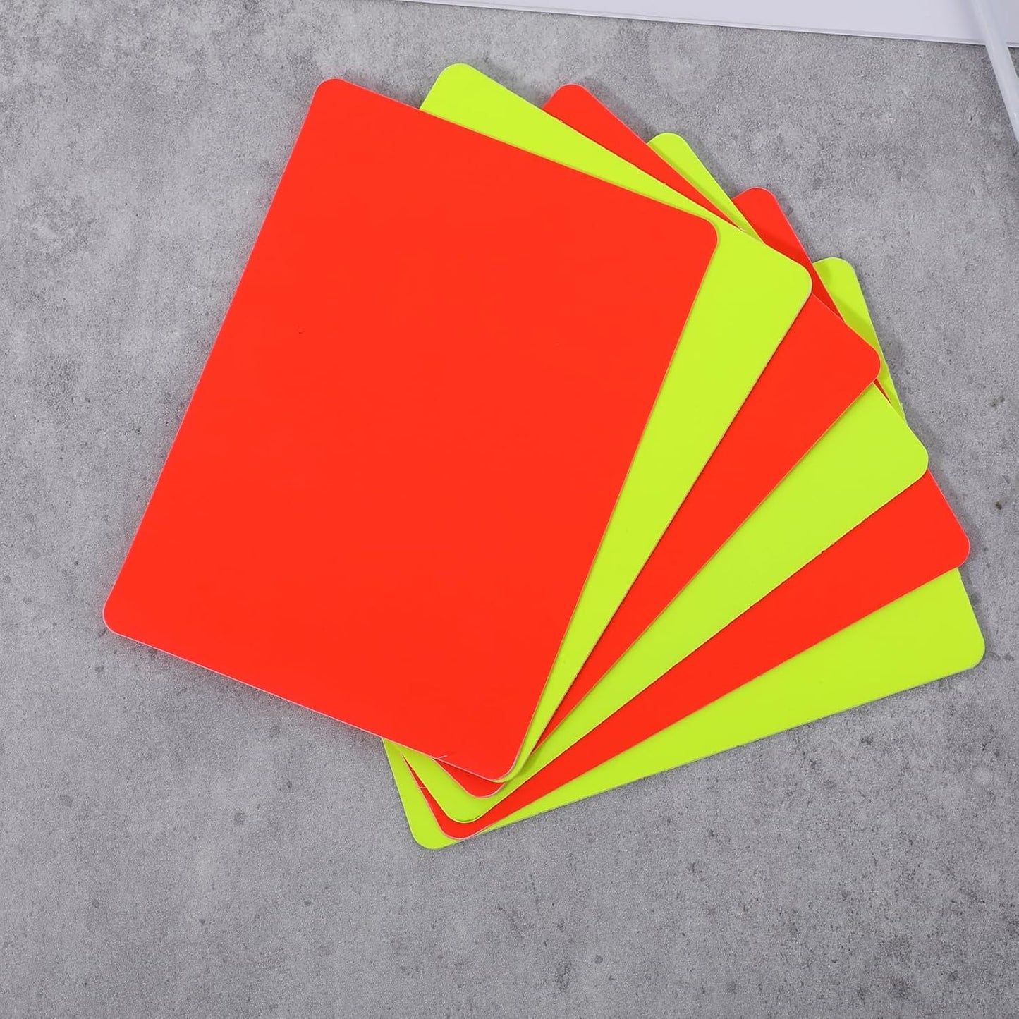 10Pcs Professional Warning Cards Red Yellow Cards Soccer Referee Card Warning Judge Referees Scorebook Referees Accessory Warn Ejection Card for Sport Competition