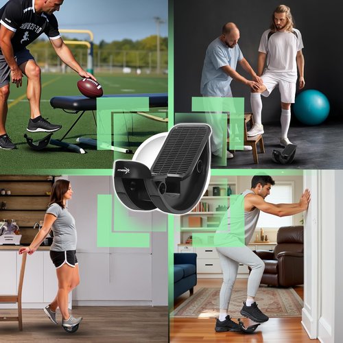 FitnessX Foot Rocker - Durable Calf Stretcher for Achilles Tendon Relief, Plantar Fasciitis Recovery, and Ankle Pain Support, Calf Exerciser, Strengthener – Non-Slip Design for Home, Gym