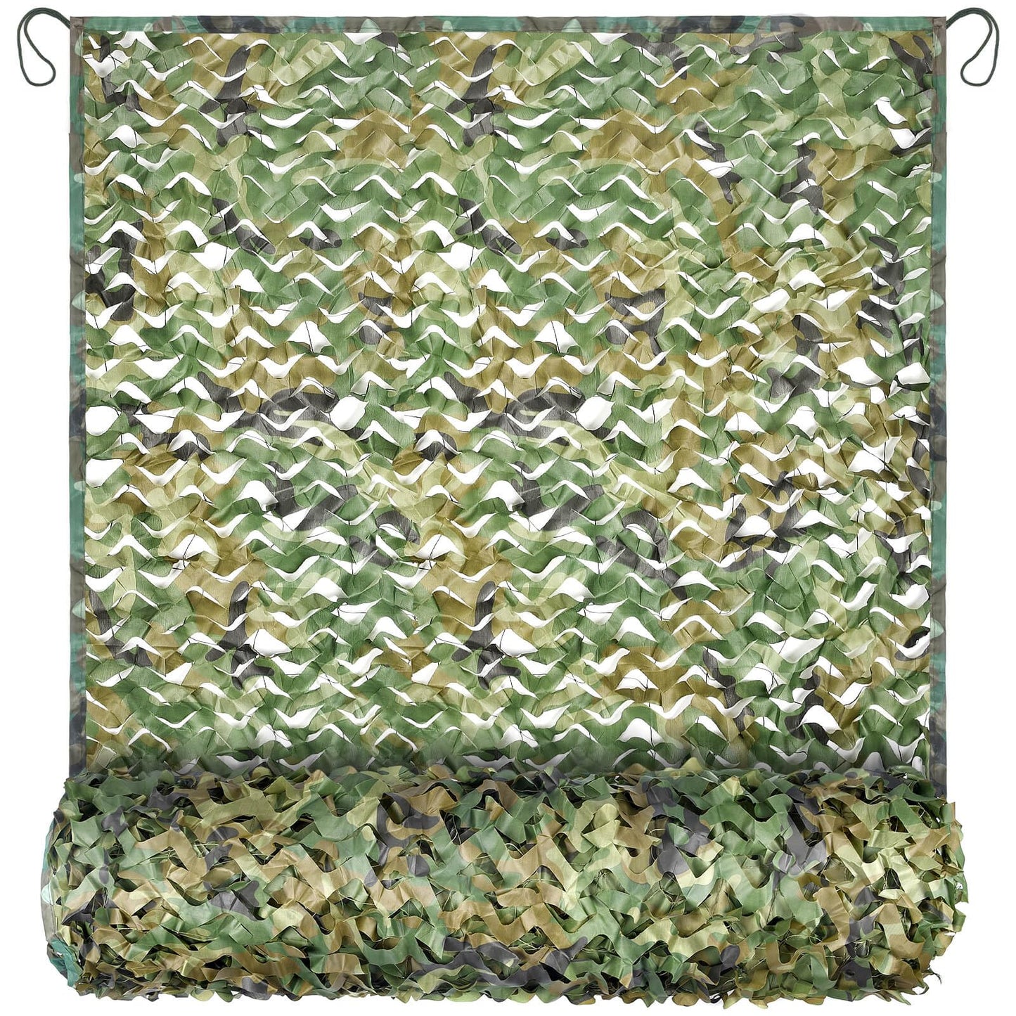 Yeacool Camo Netting Mesh Camouflage Netting Military Surplus Hunting Blind Net for Military Theme Party Decorations Backdrop Sunshade Car Cover Camping Shooting (Woodland Camo, 20ftx20ft, 6m*6m)