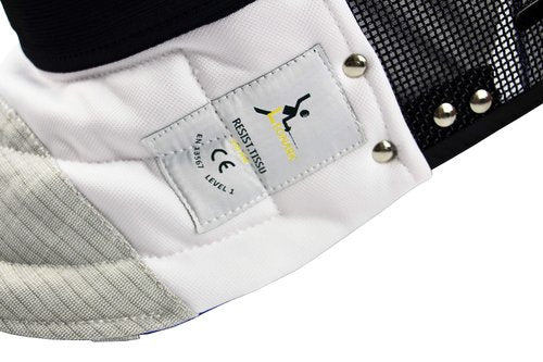 LEONARK Fencing Foil Mask CE 350N Certified National Grade Masque - Fencing Protective Gear (Black, M)