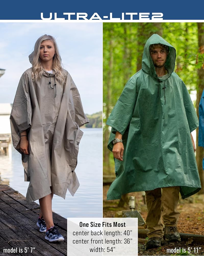 Ultra-Lite2 Waterproof Breathable Poncho
