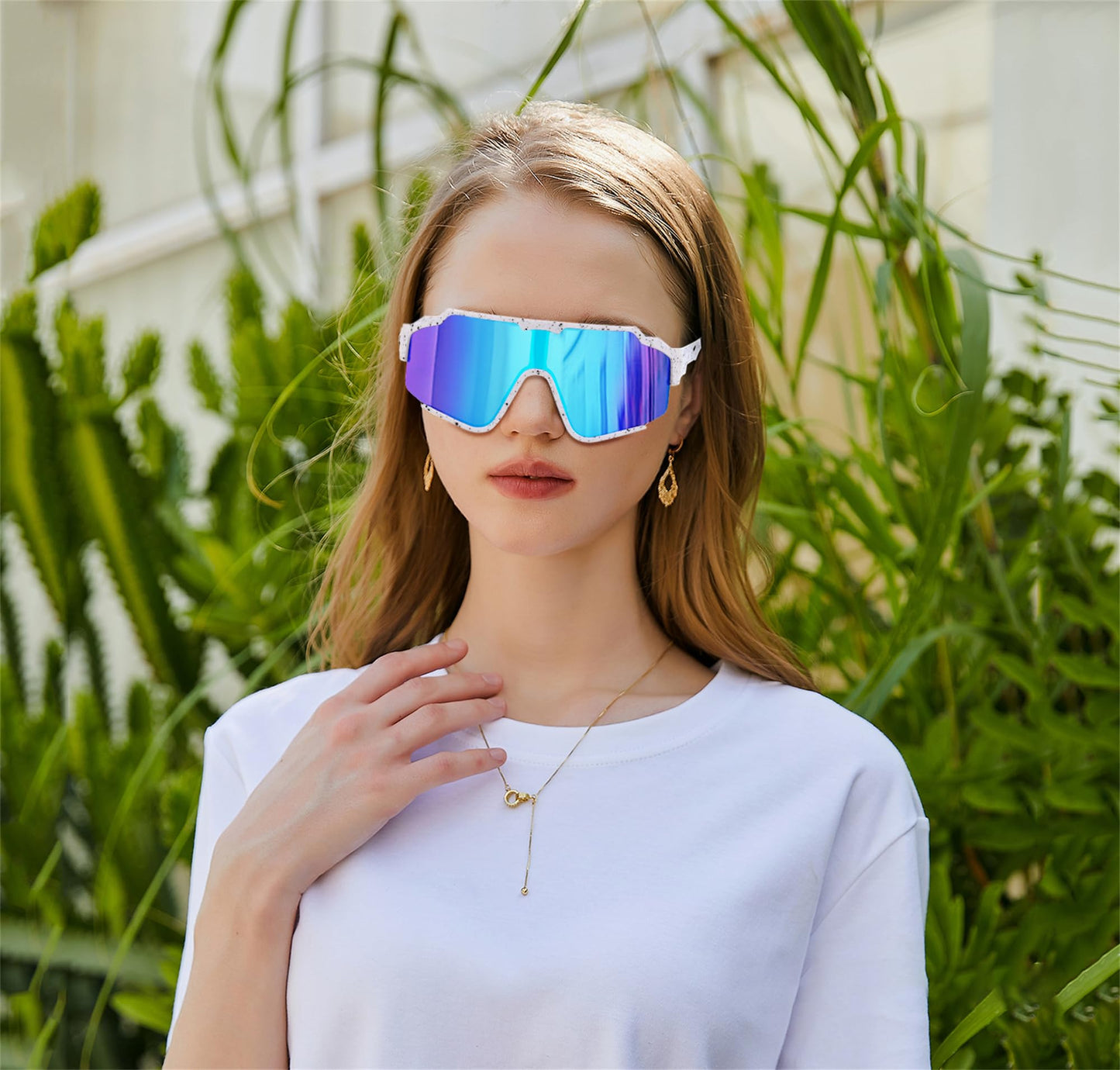 FEISEDY Polarized Sports Sunglasses for Men Women, Baseball Cycling Fishing Sunglasses UV400 Protection B0134