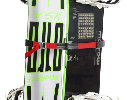 BUZZRACK BUZZSKI - Hitch Mounted Ski & Snowboard Rack | Fits 2" or 1.25" Receivers | Tilting Away