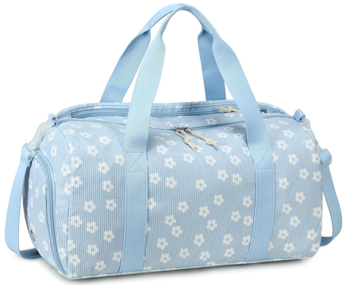 BLUBOON Duffle Bag Girls Kids Cute Gym Bag with Shoes Compartment & Wet Separation Waterproof Sports Overnight Travel Bag