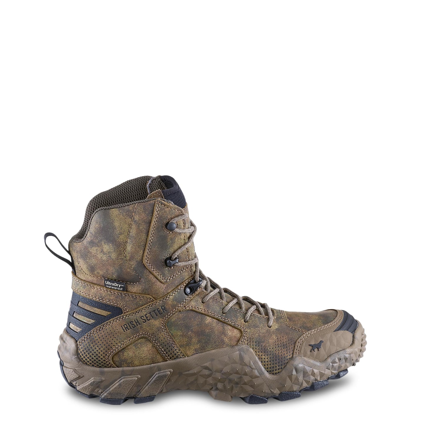Irish Setter, VaprTrek, Men’s, 8", Waterproof, Hunting Boot, Earth Field Camo, 10.5 D (Medium)