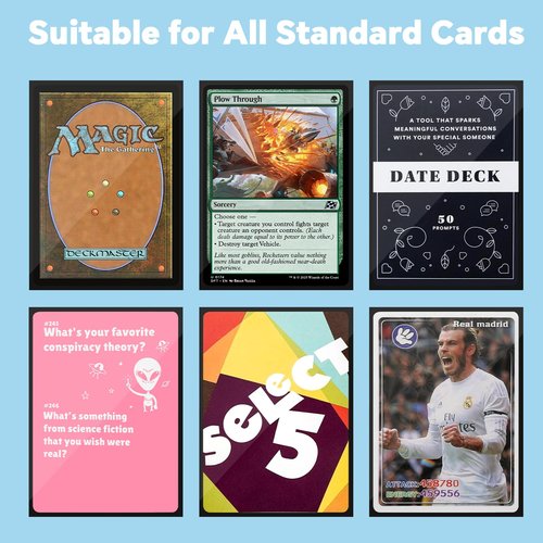 60CT MTG Card Sleeves, Textured Back Art Sleeve, MTG Sleeves Matte Back Finish, 66x92mm Card Sleeve for Baseball Cards,Trading Cards,Game Cards