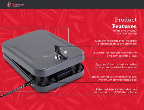 Hornady 95210 Lock Box X-Large,Black