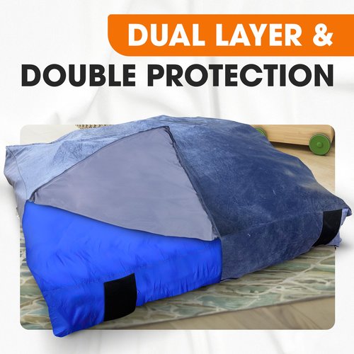 Cheer Collection Replacement Cover for Crash Pad – Soft Velour with Waterproof Nylon Lining, Machine Washable Sensory Pad Cover, Fits 5x5 Crash Pads (Cover Only)